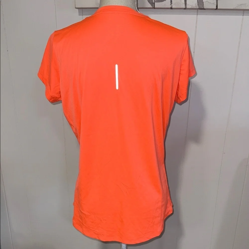 Nike Women's Orange Gradient V-Neck Tee